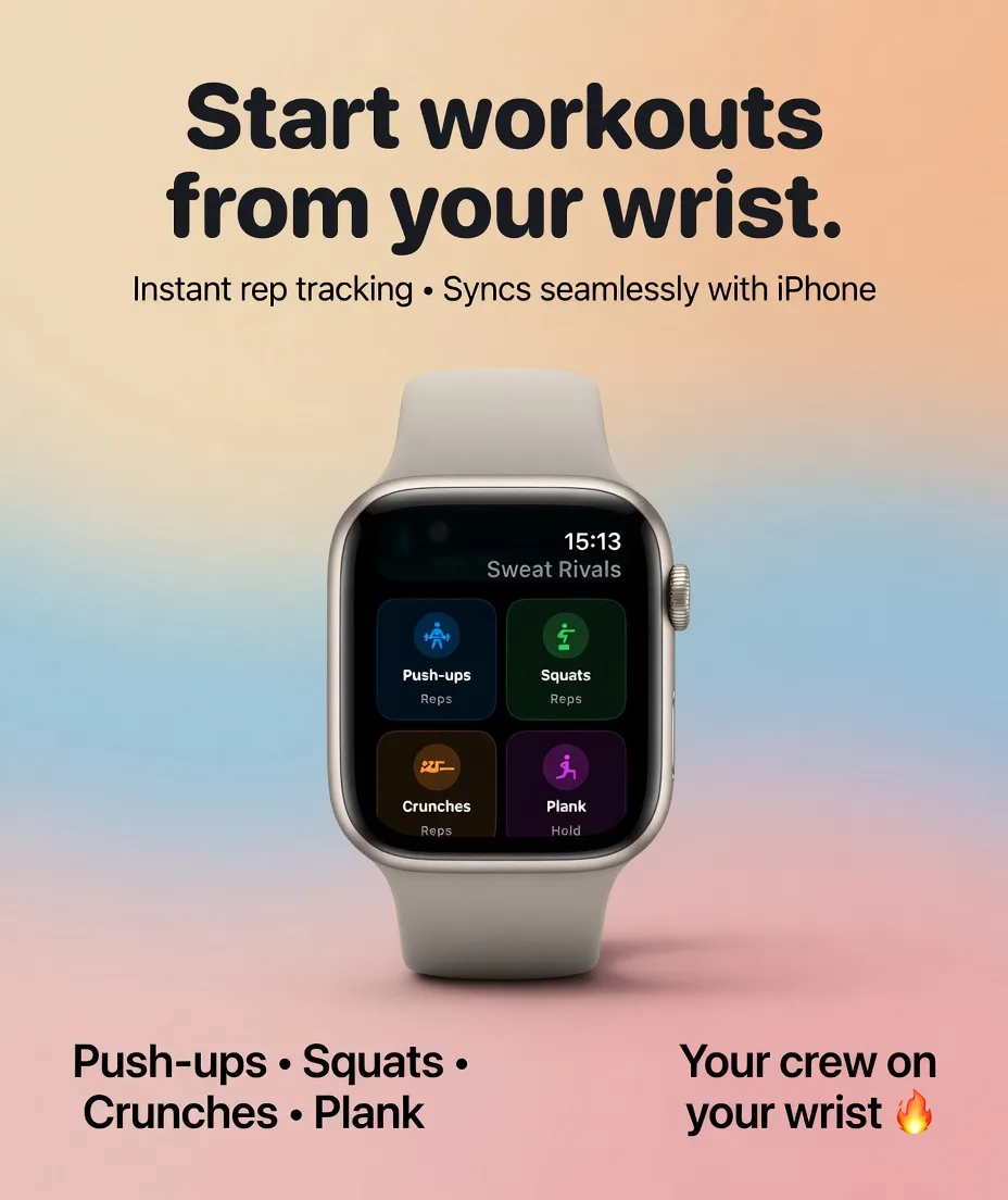 Sweat Rivals on Apple Watch