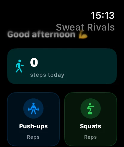 Watch workout metrics