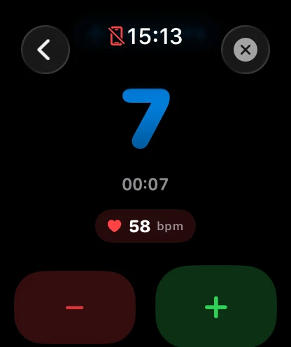 Watch workout tracking